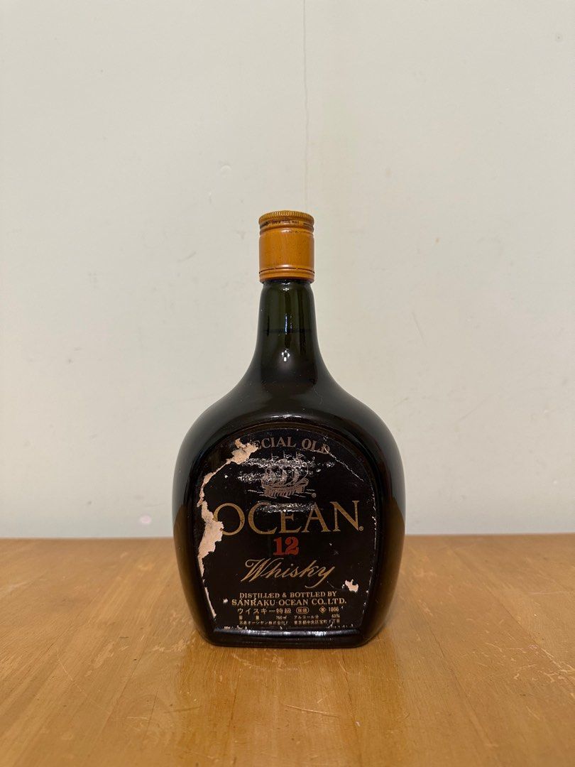 同梱OK商品】OCEAN WHISKY SPECIAL OLD 12年 オーシャン ウイスキー スペシャル オールド 三楽 特級 未開封 古酒  760ml X96565｜飲料
