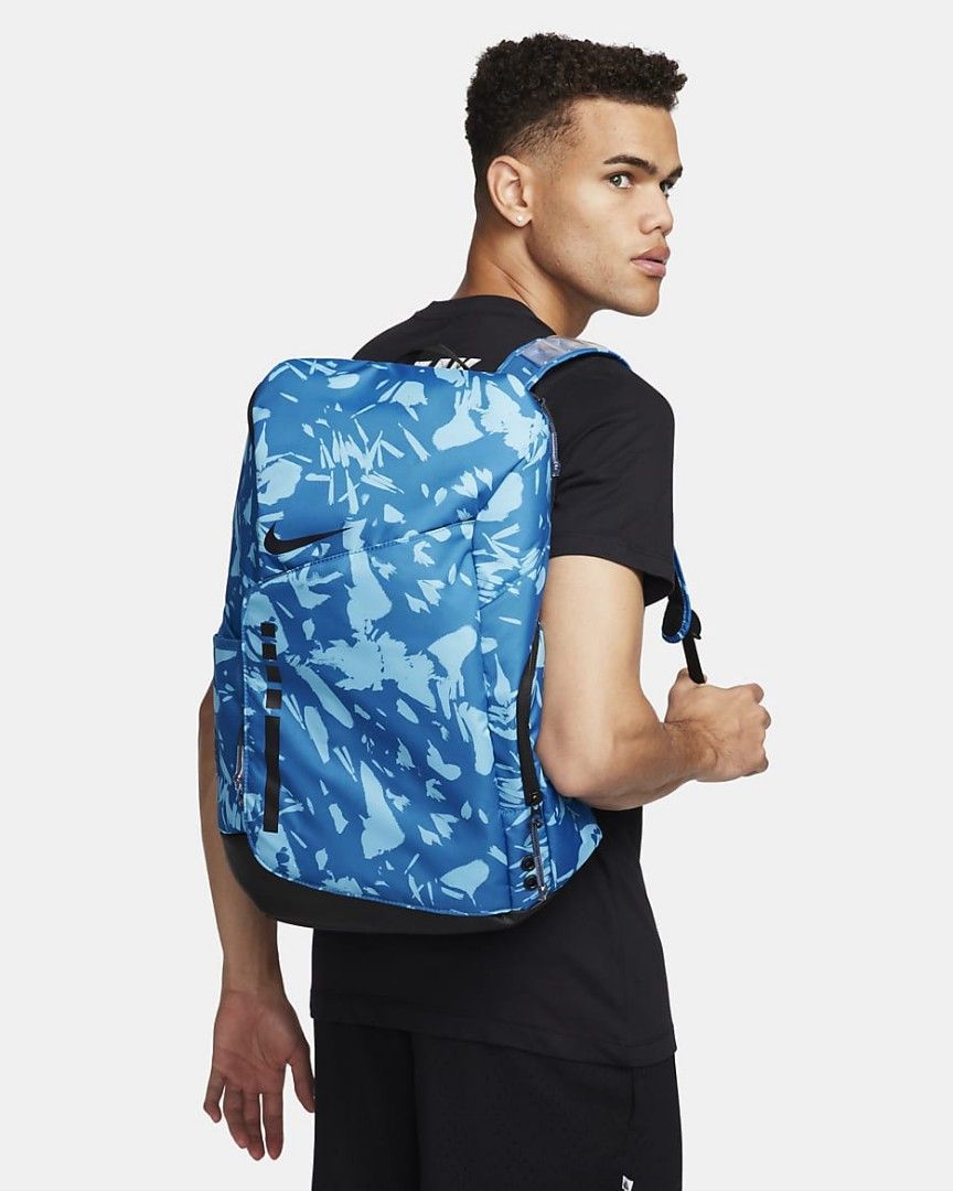 authentic Nike elite hoops Nike star blue aquarius blue black backpack Nike Kay yow Men s Fashion Bags Backpacks on Carousell