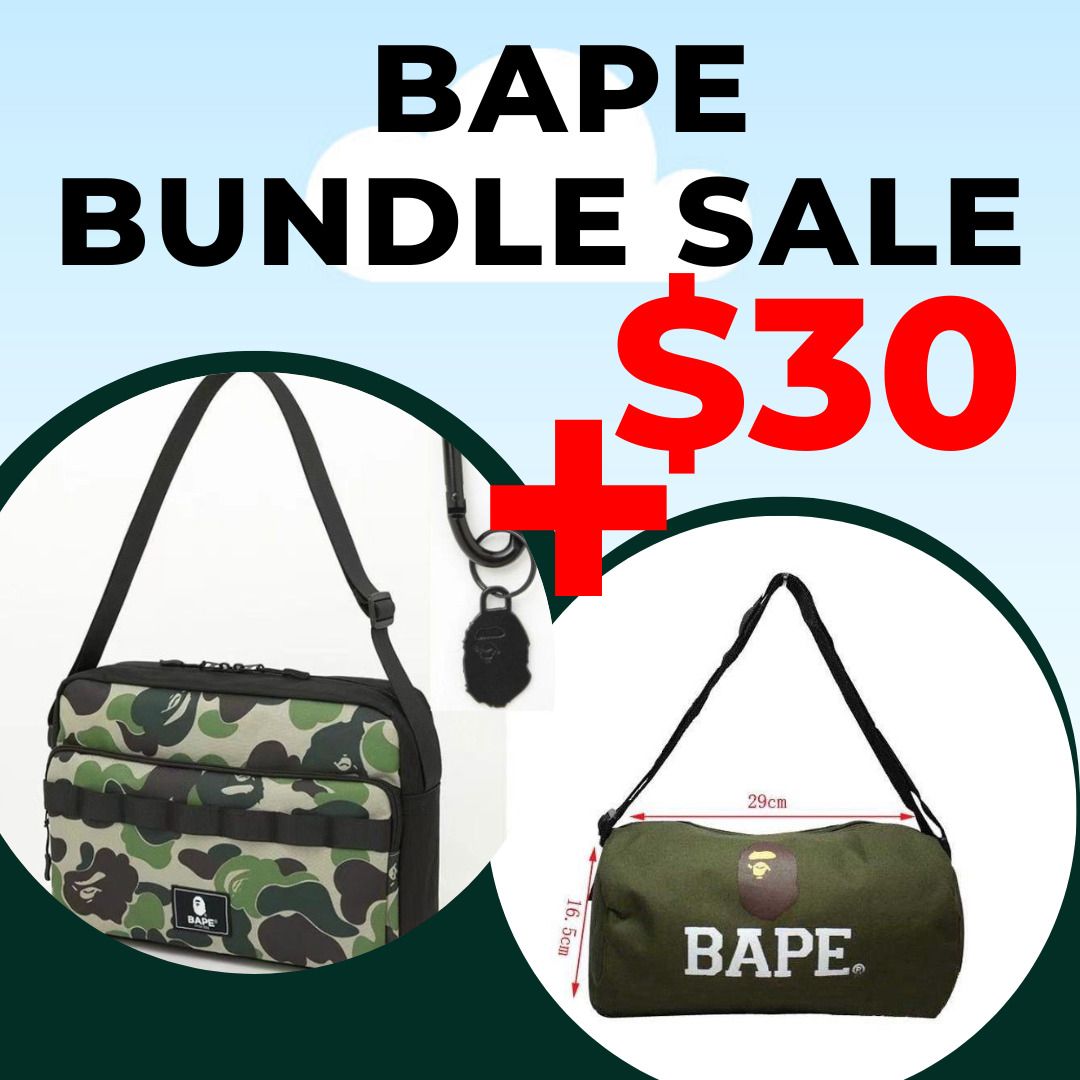 BAPE FLASH SALE A Bathing Ape from Japanese Magazine Bumbag Cross body Bag