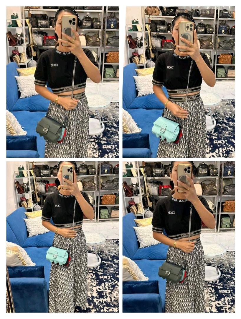 💋 Fendi Double Micro Leather Baguette (Category: Luxury Bags & Wallets) located in Clarin. Submitted by myclosetph143 (Listing ID 1323605850, Image 2). Description: Fendi Double Micro Leather Baguette From Japan Small size P17,980 + sf In very good condition/looks new 📍Not affiliated or associated with any brand posted. All brands, product names and logos are the property of their respective original brand.