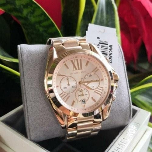 Gift to your Favorite Michael Kors Oversized Bradshaw Chronograph MK5503 Stainless Steel Unisex Watch Women s Fashion Watches Accessories Watches on Carousell