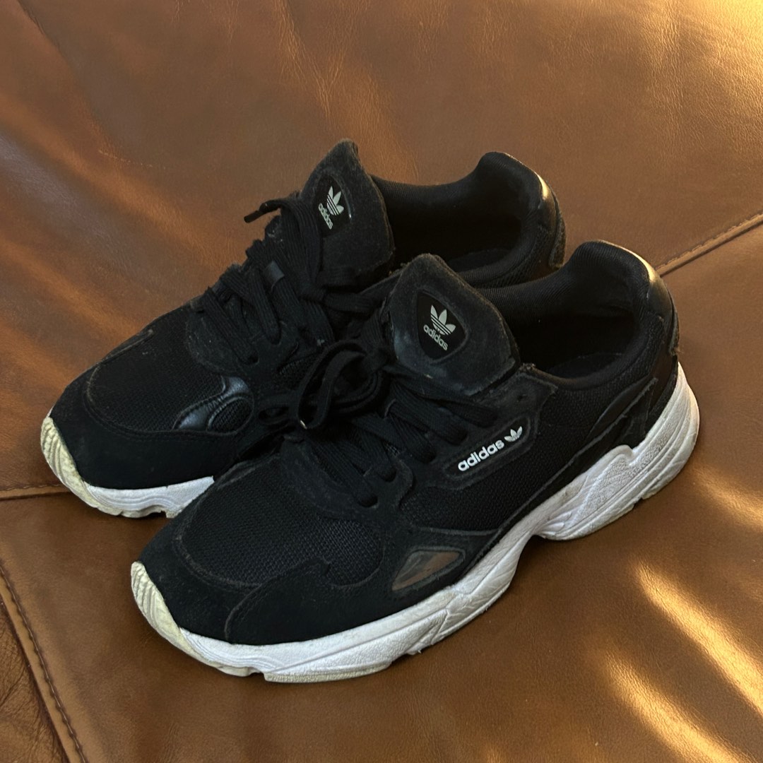 Adidas falcon suede sneakers store
