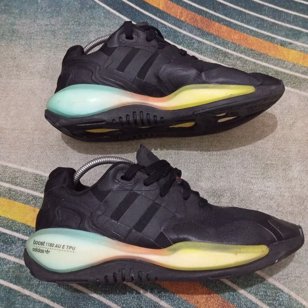 ぐさん E Tpu Zx 1180 Boost Buy ZX Alkyne 'Black Semi Solar Yellow