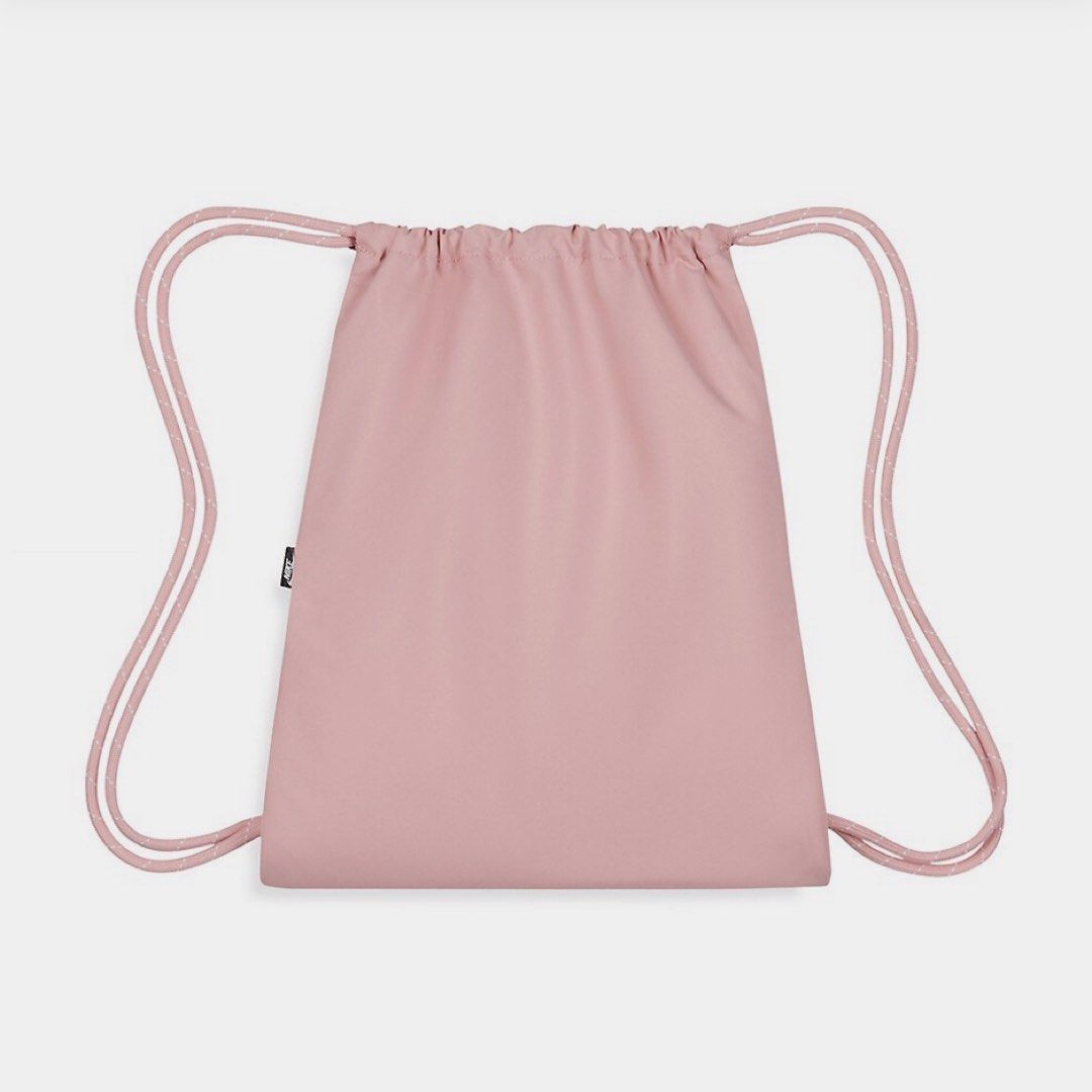 Pink nike drawstring bag shop