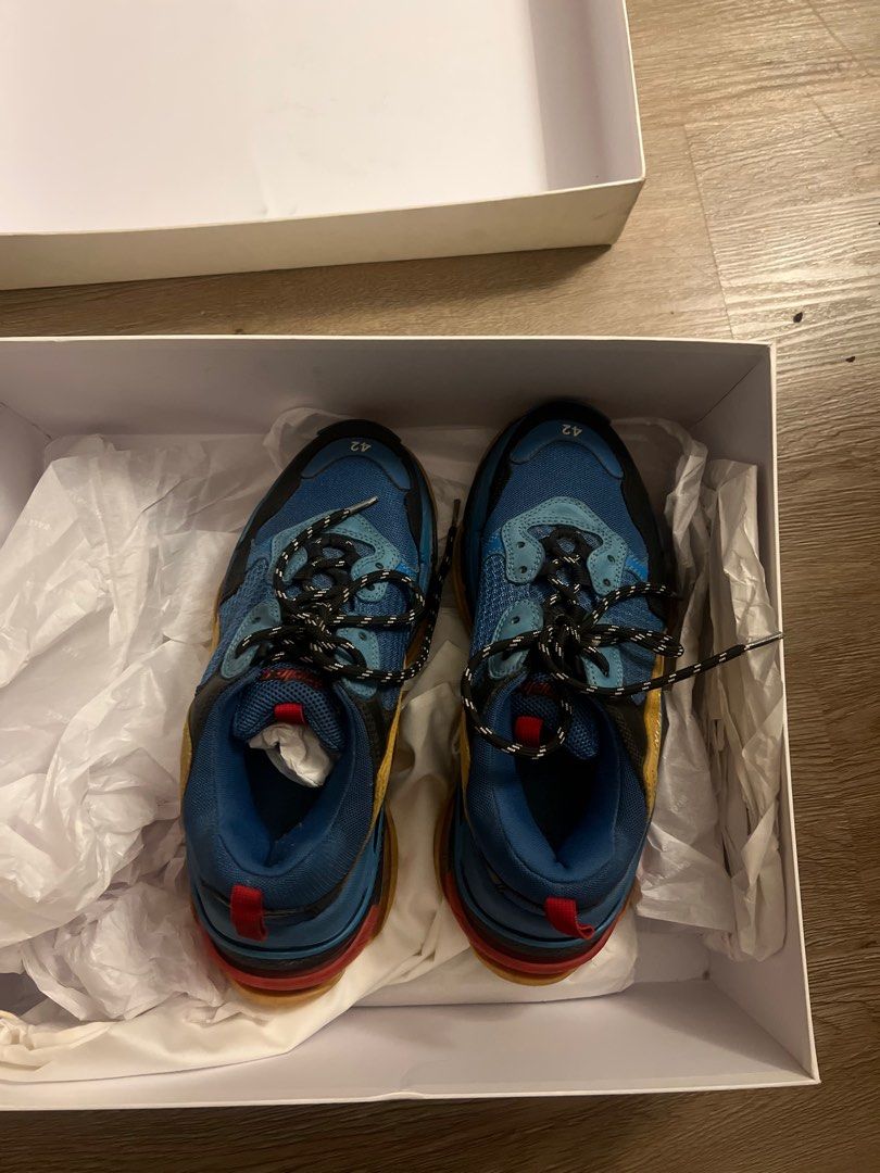 Balenciaga Shoes triple s Sneakers sepatu cowo preloved original sepatu  daily pria authentic designer