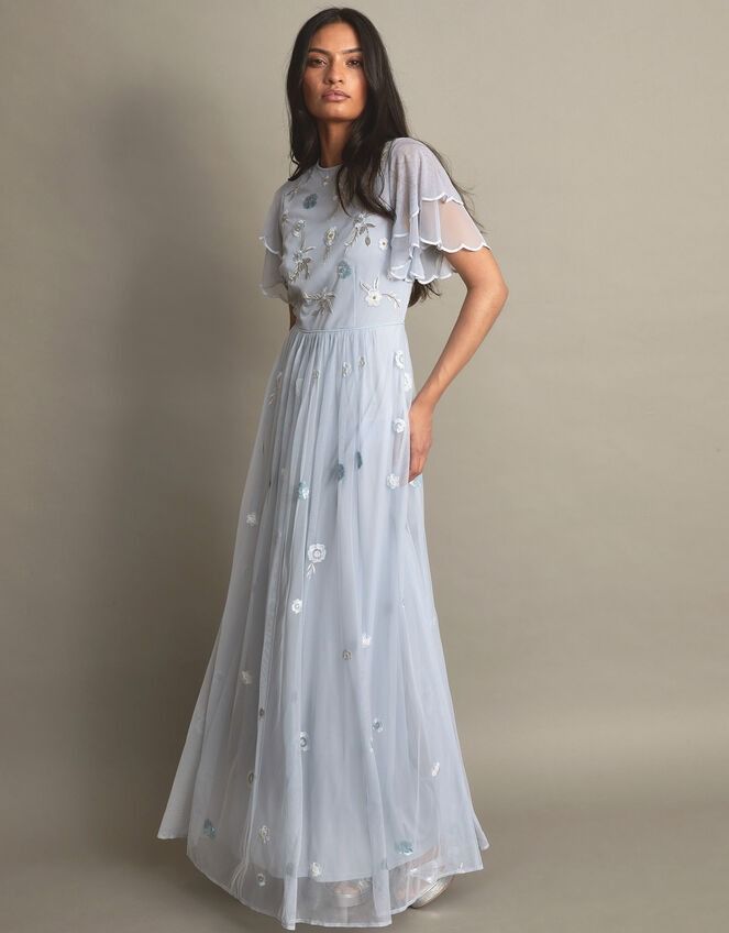 sachin and babi light blue dress Silver Formal Dresses & Evening Gowns main image 0