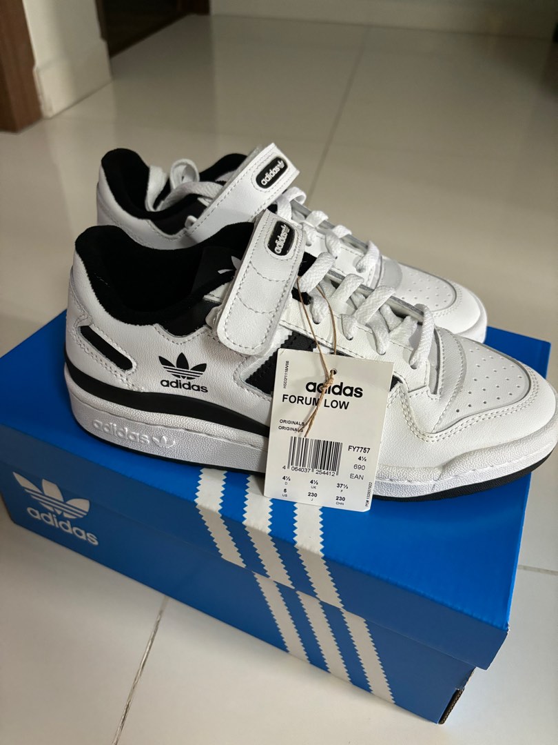 BNIB Adidas Forum Low Black sz 37 1 3 Fesyen Wanita Sepatu di Carousell