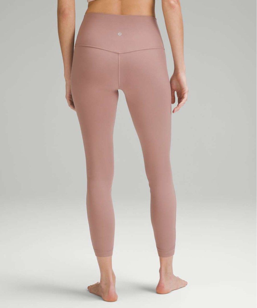 BNWT Lululemon Align High Rise Pant with Pockets 25 Size 4 TWILIGHT ROSE