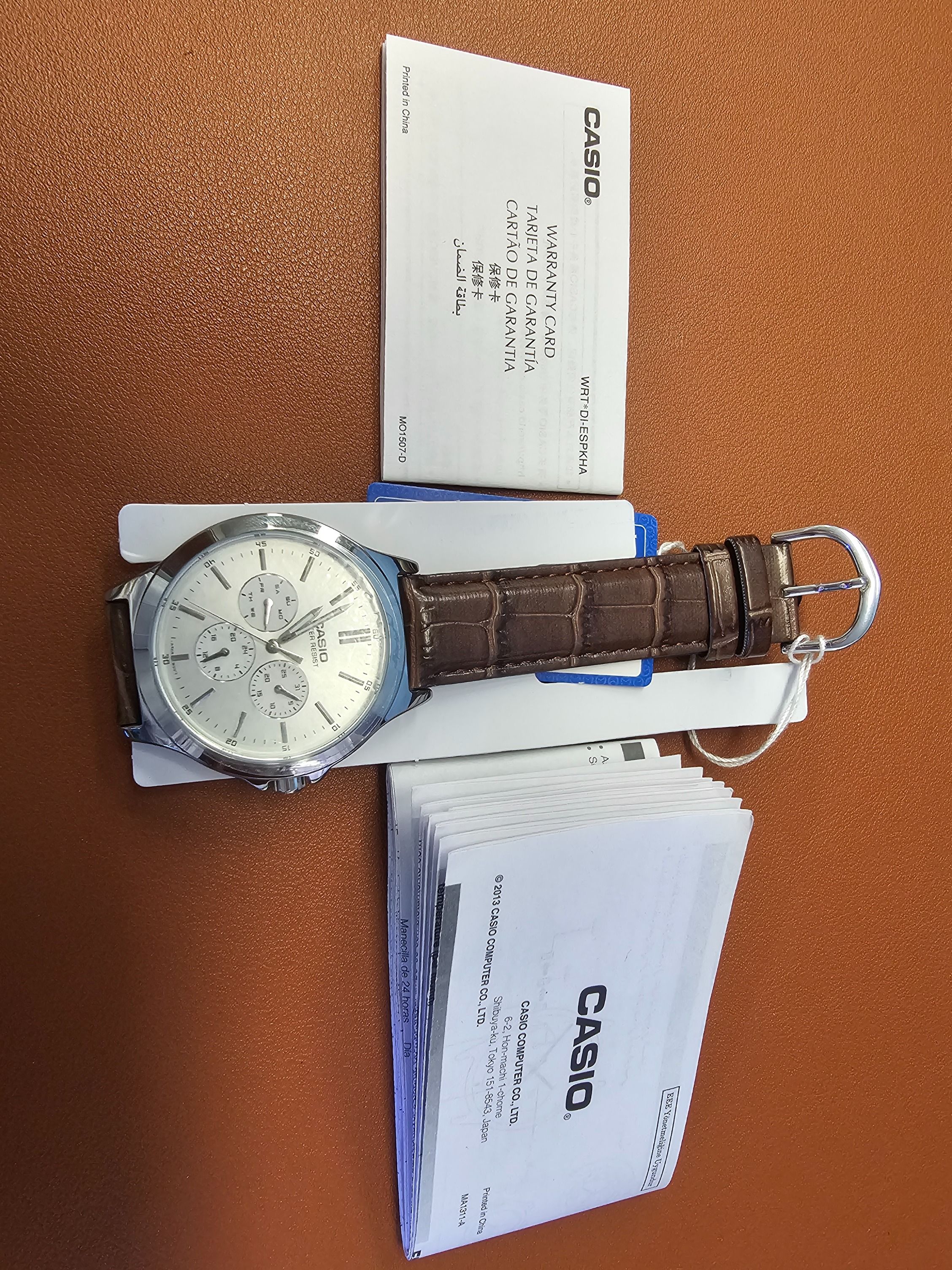 Casio Dress Watch Brand new ANALOG CASIO MTP V300 MODULE 5420 MENS MULTIFUNCTION QUARTZ WRISTWATCH