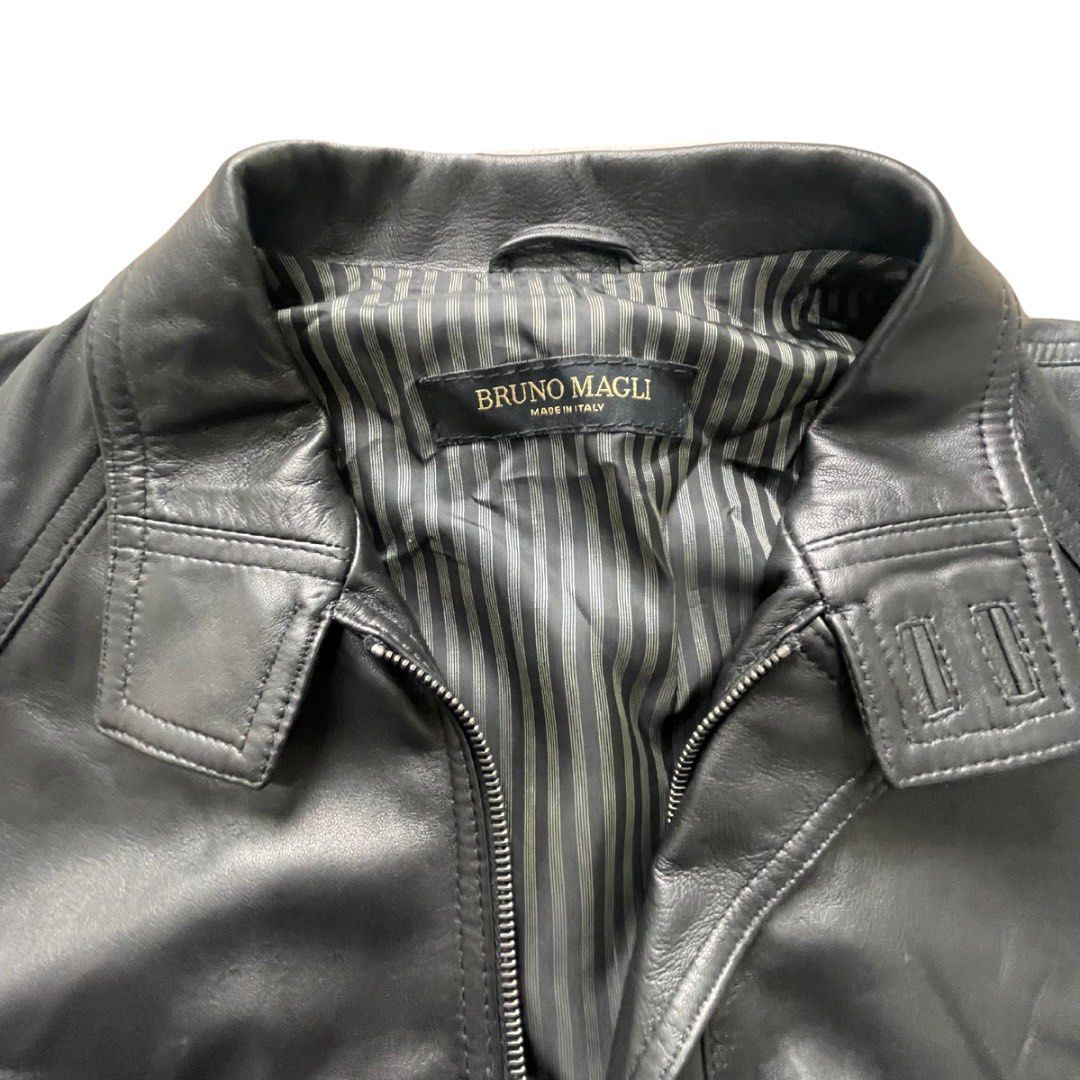 NEW Bruno Magli Leather Jacket