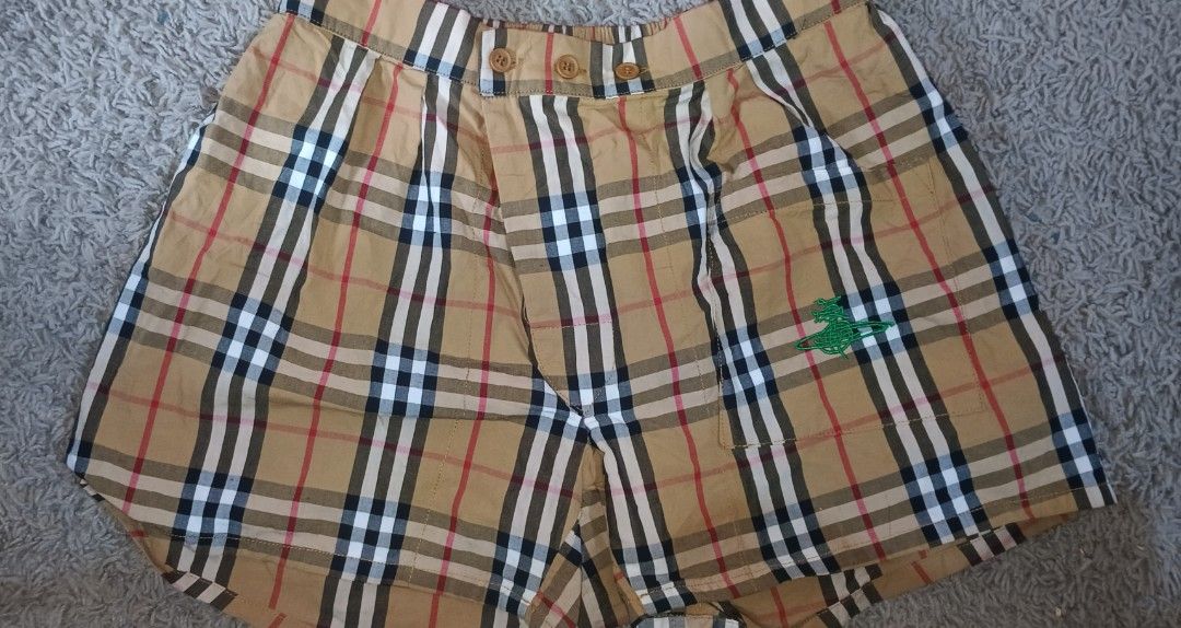 Burberry x Vivienne Westwood shorts Women s Fashion Bottoms Shorts on Carousell