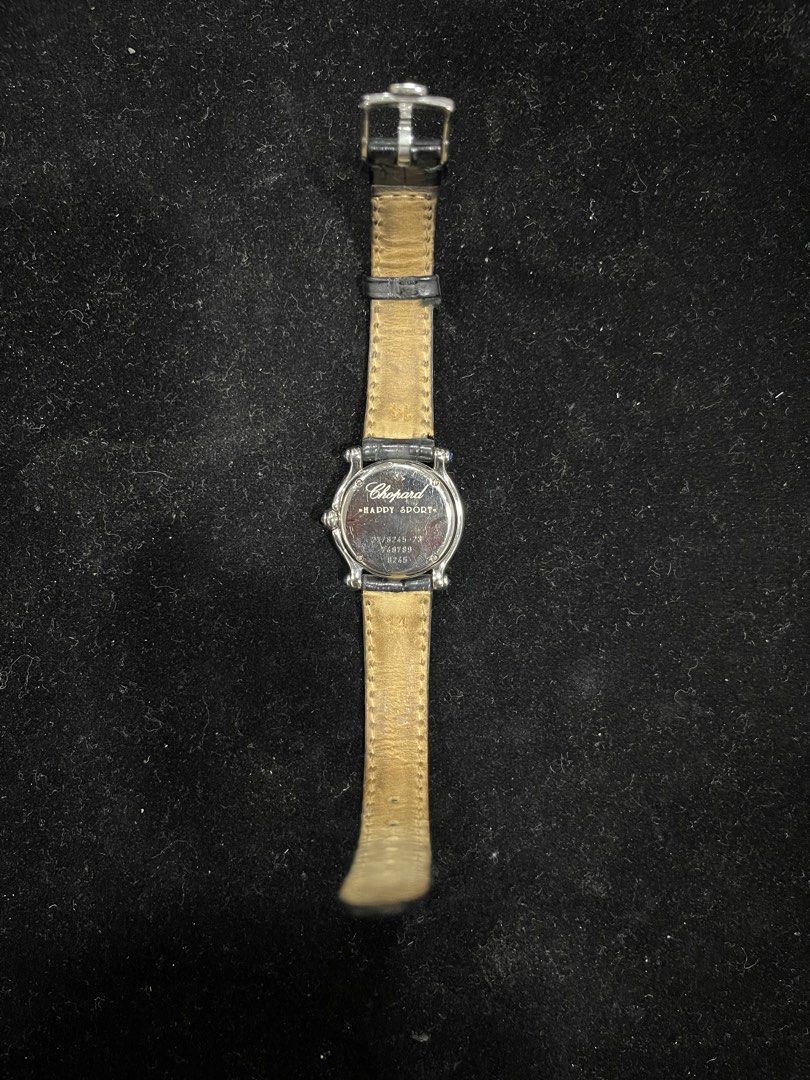 Chopard Happy Sport with Floating Diamond Watch (Category: Women's Watches) located in Makati City. Submitted by yes.you.ken (Listing ID 1323530837, Image 3). Description: For sale: -Chopard Happy Sport with Floating Diamond in White Gold Women’s Watch -Model #: 8245 -Excellent condition .
