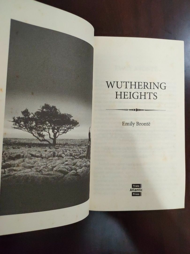 Classic Novel Wuthering Heights by Emily Brontë, Hobbies & Toys, Books ...
