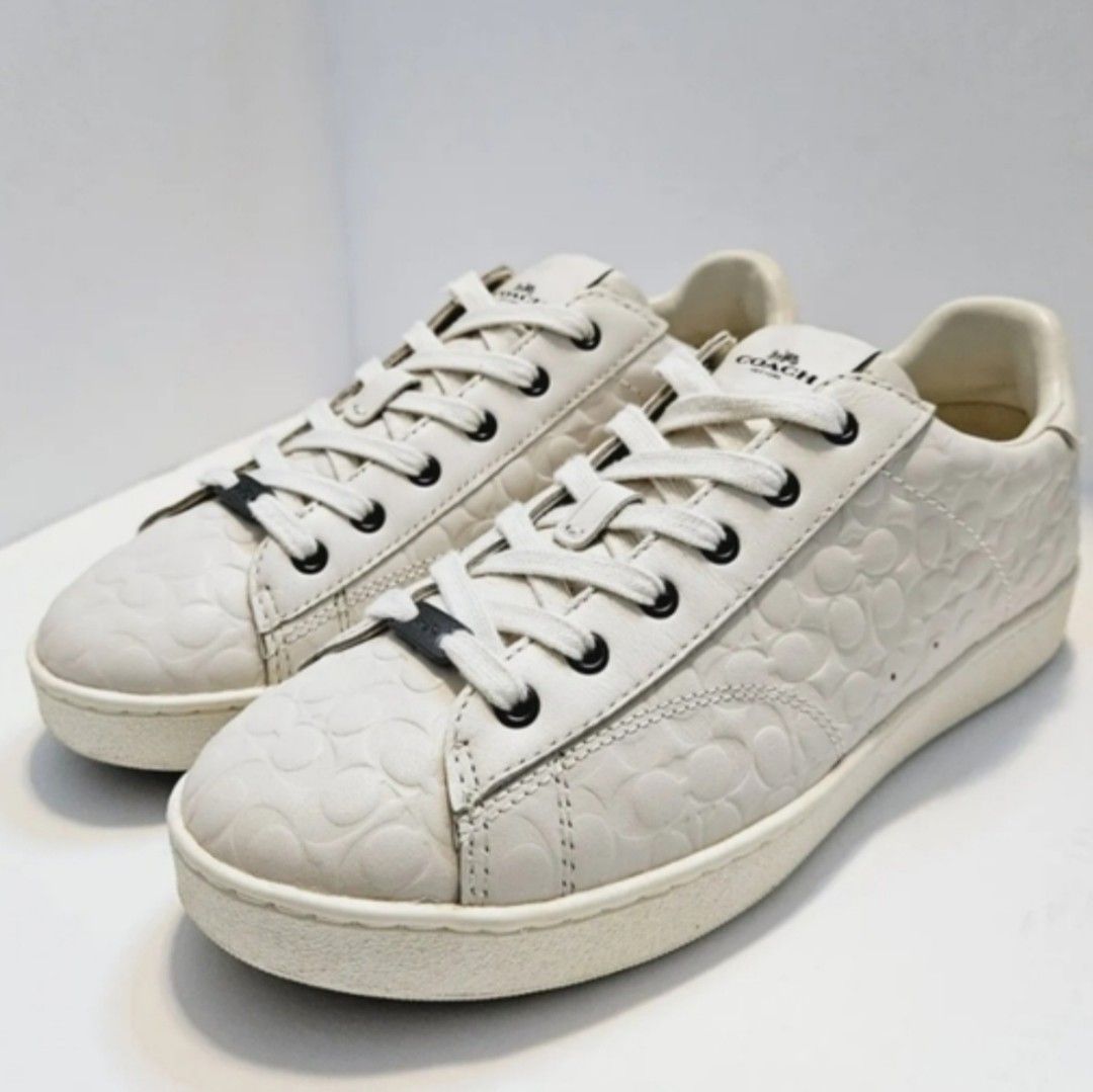 COACH C126 Chalk colored Leather 6B Women s Fashion Footwear Sneakers on Carousell
