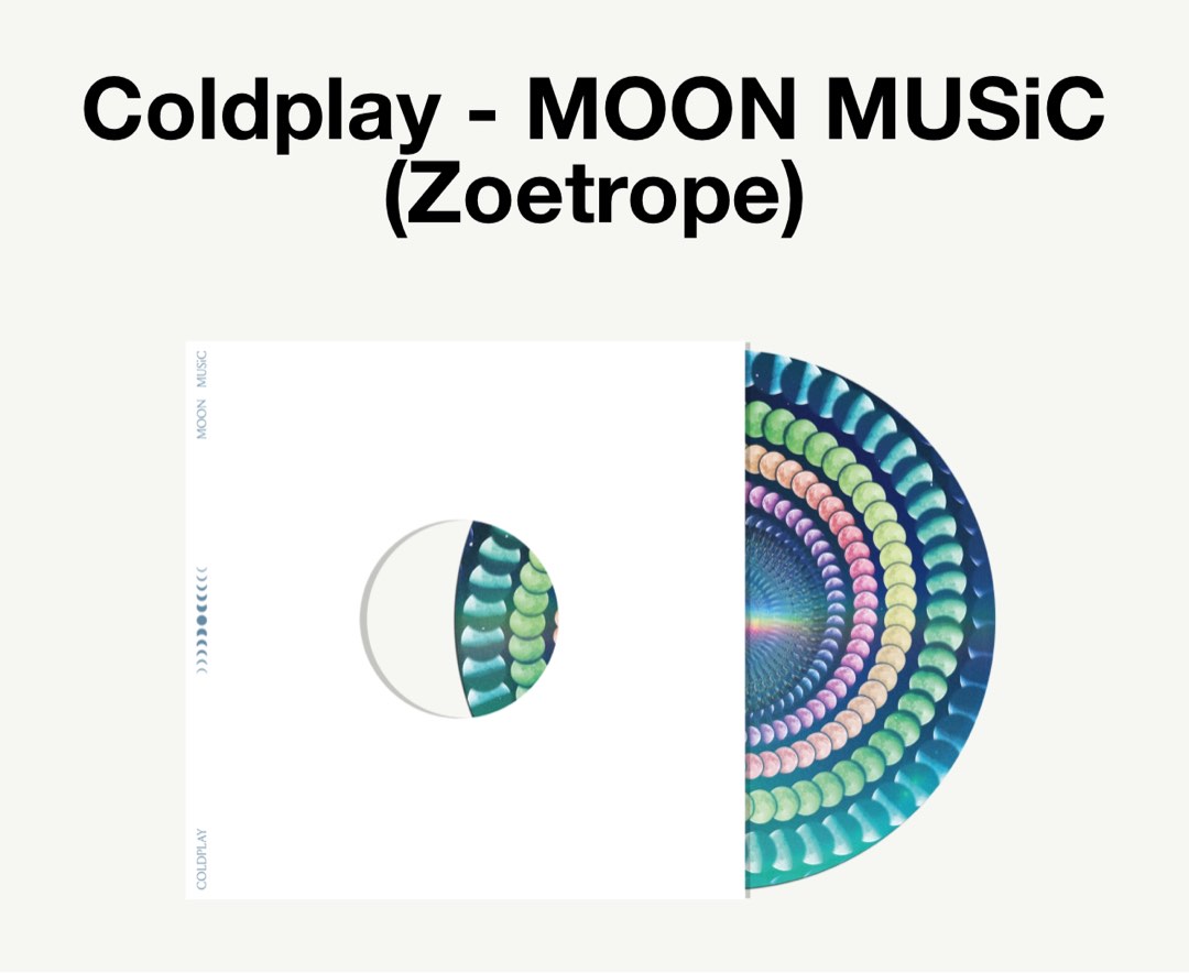 Coldplay - Moon Music (Zoetrope), Hobbies & Toys, Music