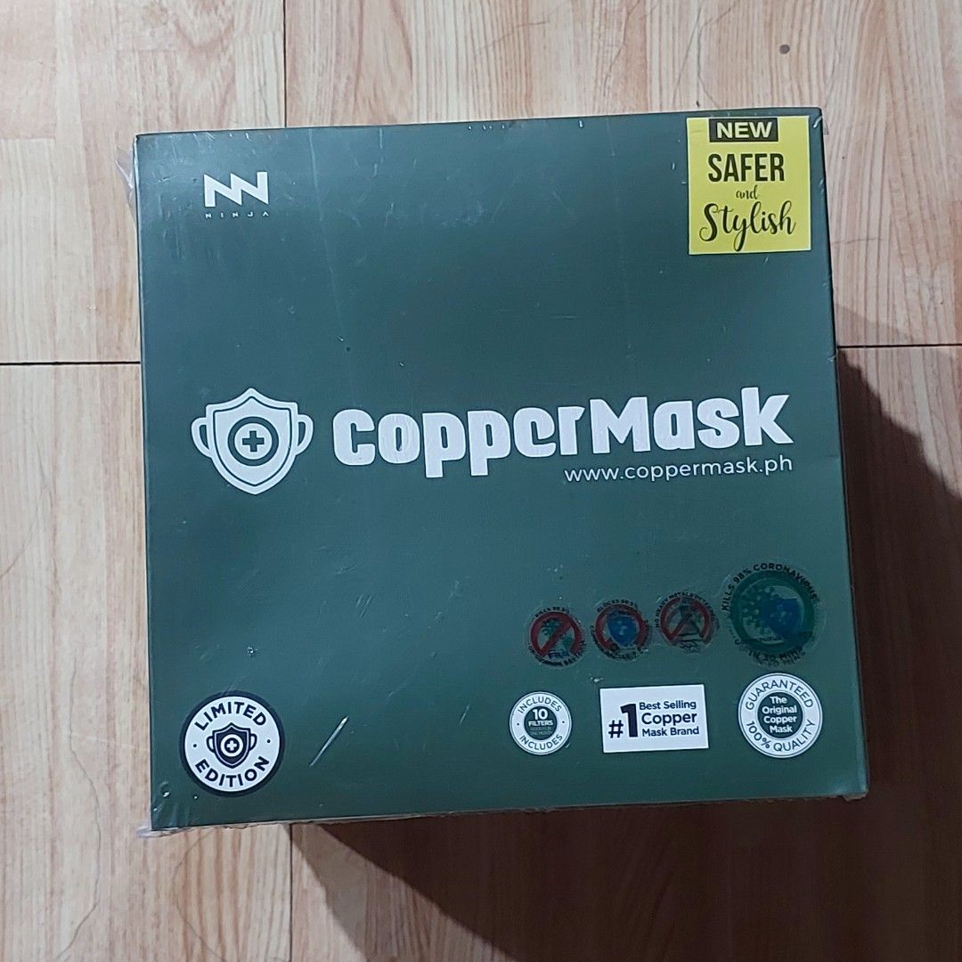 Copper mask (Category: Face Masks & Face Shields) located in Marikina City. Submitted by cj_declutter (Listing ID 1323502822, Image 2). Description: .