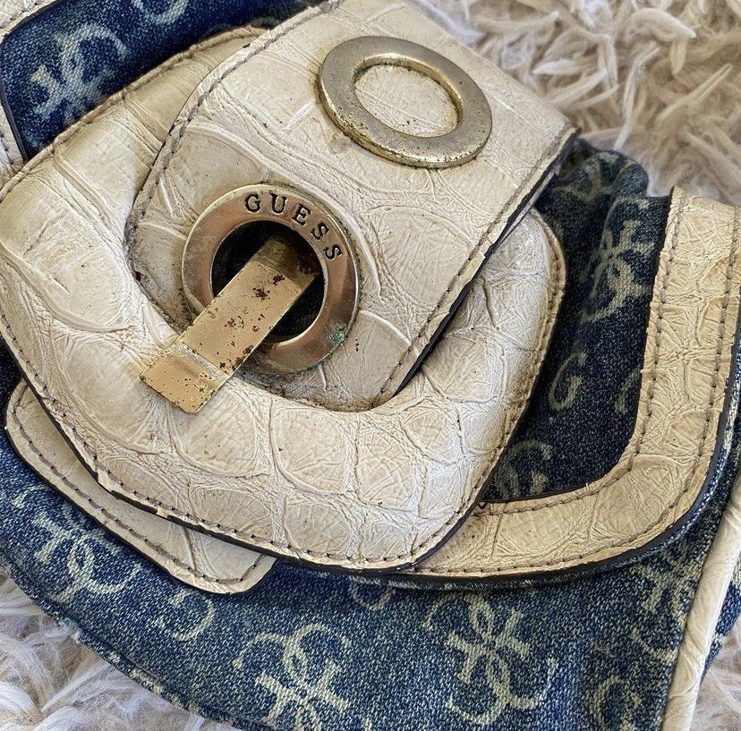 Guess denim bag 2015 deals