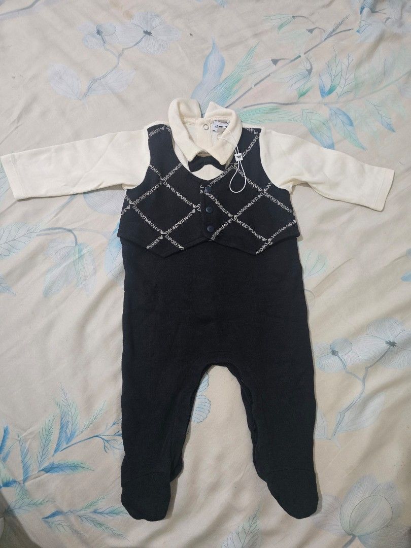 Armani baby romper top