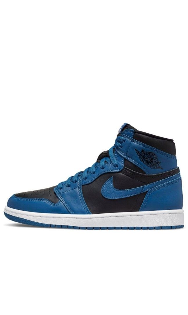 Authentic Euro 37.5 UK4.5 Air Jordan 1 retro High og Marina Blue marine blue aj1 youth women shoes kids birthday gift Christmas Men s Fashion Footwear Sneakers on Carousell