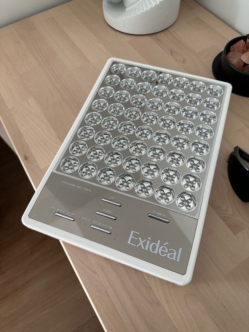Exideal led beauty device with the bracket (Category: Face Care) located in Makati City. Submitted by dorin2016 (Listing ID 1323602847, Image 1). Description: Japan Exideal led beauty device Use several time Good for face and body With the bracket,you can use it in the bed..
