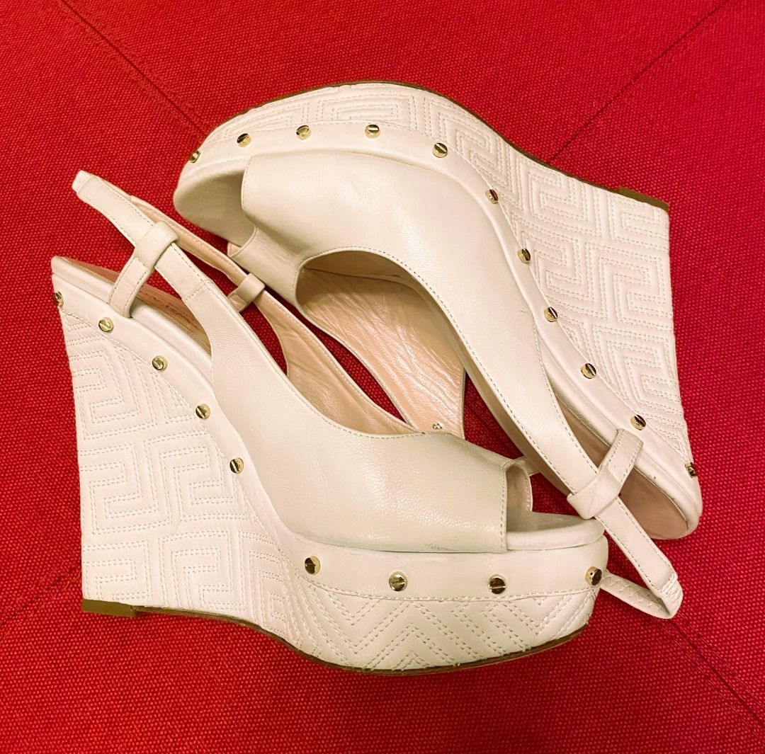 Versace wedges hot sale
