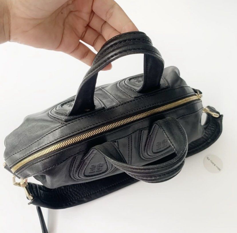 Givenchy Medium Nightingale Bag (Category: Luxury Bags & Wallets) located in Makati City. Submitted by abiii.llo (Listing ID 1323541492, Image 2). Description: Black Leather Bag Slouch Bag With dustbag.
