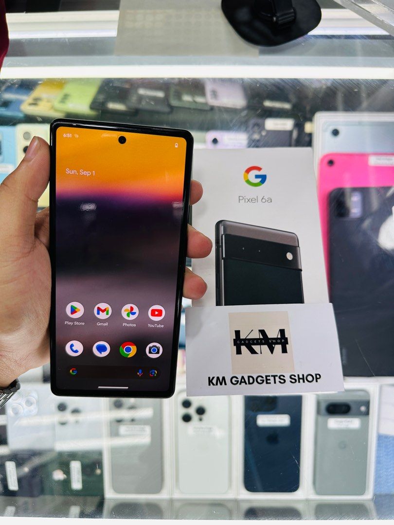 GOOGLE PIXEL 6A 12/128GB OPENLINE US VARIANT (Category: Google Pixel) located in Manila. Submitted by kmgadgets (Listing ID 1323619099, Image 3). Description: REASON FOR SELLING: "BUY AND SELL" ANY KIND OF GADGETS ARE AVAILABLE WE ARE OPEN FOR SWAP/TRADE ➡️ WE DO CASH ON DELIVERY "AROUND METRO MANILA" (EVEN SWAPPING)🛵🏠 ➡️We also ship nationwide via LBC, downpayment is needed for COP ➡️Our physical store is in Greenhills Shopping Center, San Jua