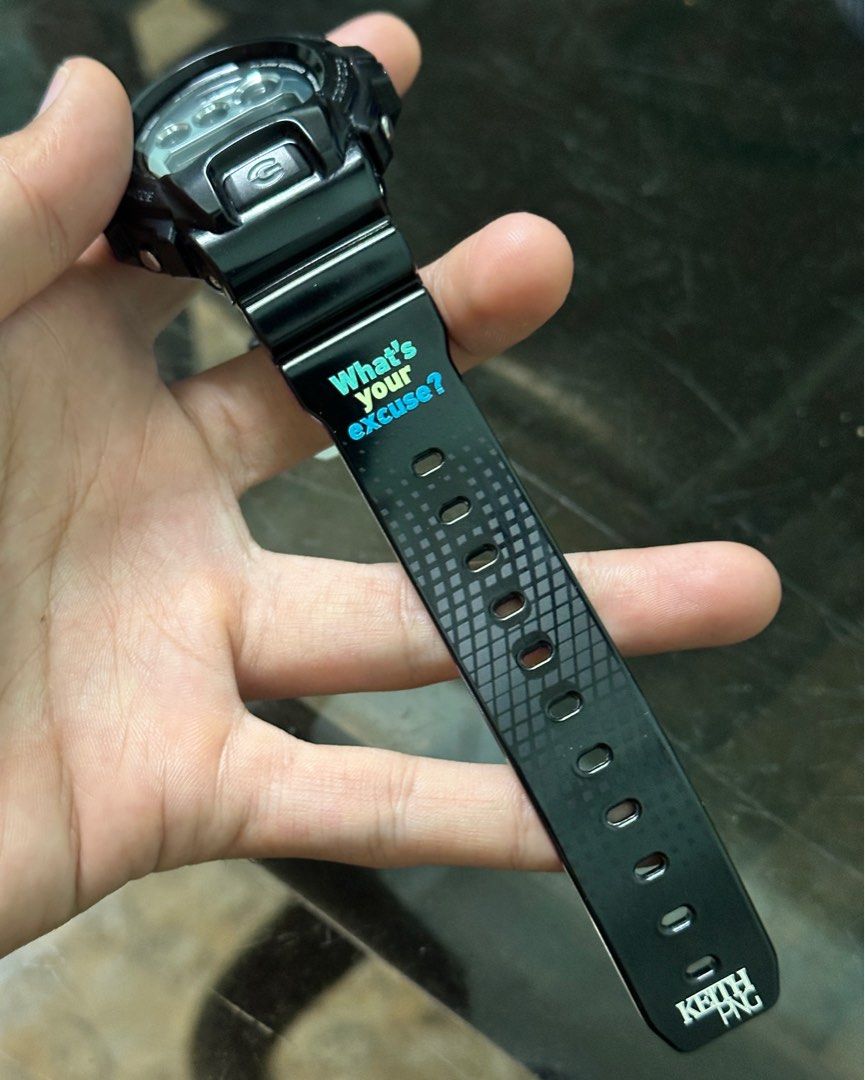 Gshock Dw6900nb1 Collab Keith Png Limited Edition Men s Fashion Watches Accessories Watches on Carousell