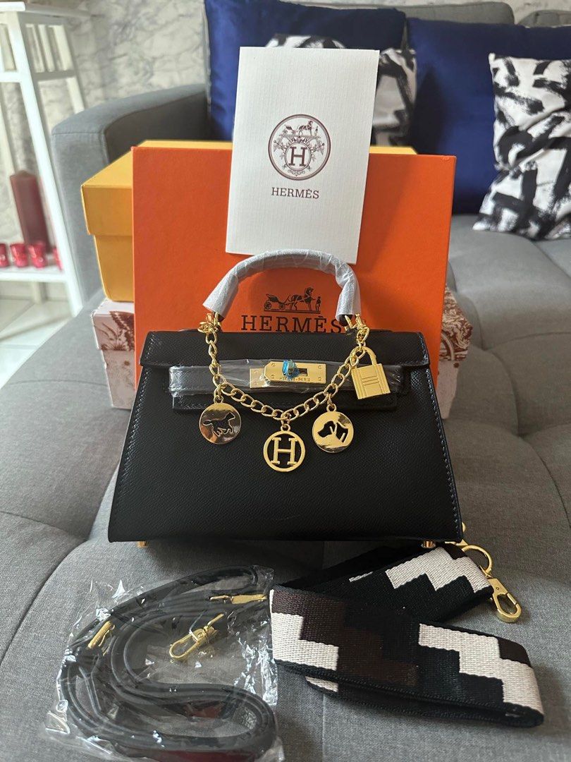 Hermes Mini Kelly (Category: Luxury Bags & Wallets) located in Dasmarinas. Submitted by kkkloset (Listing ID 1323614649, Image 1). Description: Mastercopy Brand New Available on-hand Loc: Dasmariñas, Cavite MOP: gcash (payment first) MOD: lalamove (within cavite), shpee, ggx, j&t All trademarks, logos, and brand names are reserved and property of the original brand owners. .