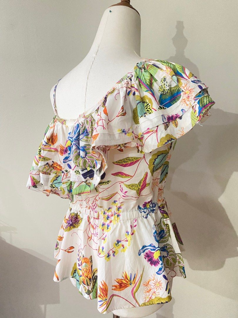 H&m peplum blouse store