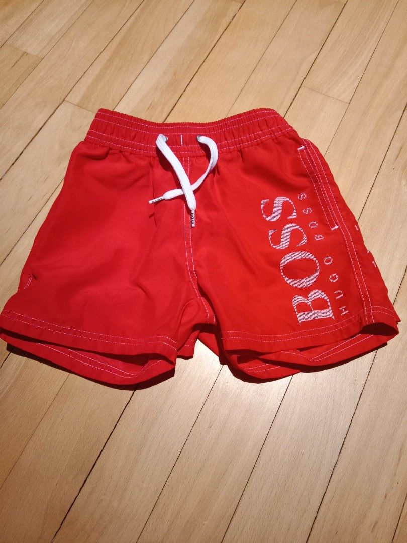 22 each Hugo boss kids swim shorts 2pcs. same size 18m Babies Kids Babies Kids Fashion on Carousell