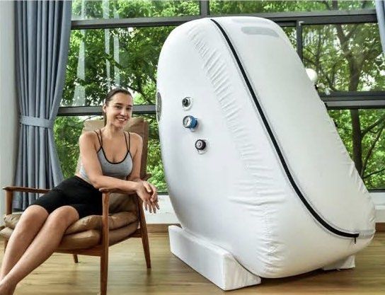Hyperbaric Chamber (Category: Body Care) located in Mandaluyong City. Submitted by mommysellslegit (Listing ID 1323589017, Image 1). Description: Vertical design - small footprint; shaped zipper for easier entrance; the most economical model for home treatment or commercial use; easy operation; and with emergency valve to speed up depressurization in case of emergency..