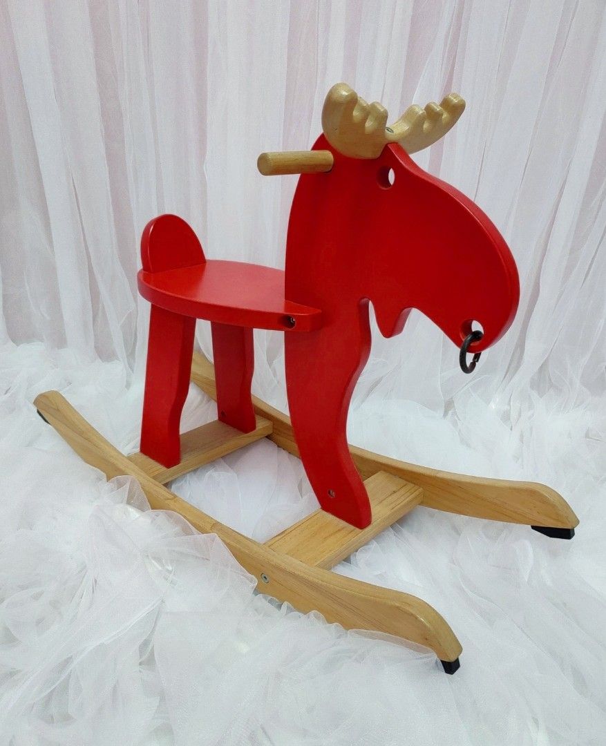 Ikea wooden rocking horse