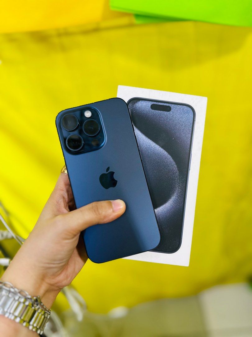 Iphone 15 Pro 128GB GLOBELOCKED NO ISSUES 98BH (Category: iPhone 15 Series) located in San Juan City. Submitted by saabangadgetshop (Listing ID 1323459627, Image 2). Description: Onhand | Pre-owned iPhone 15 Pro 128GB 98% Battery Health NTC APPROVED Globelocked NO HIDDEN ISSUES NO HISTORY OF REPAIR 99%Smooth TEST TO SAWA RESET ALL YOU WANT NOT REFURBISHED AUTHENTIC PHONE ALL WORKING Mode of Payment : ⬇️ ▪️Cash ▪️Bank Transfer ▪️Gcash 📍Installmen