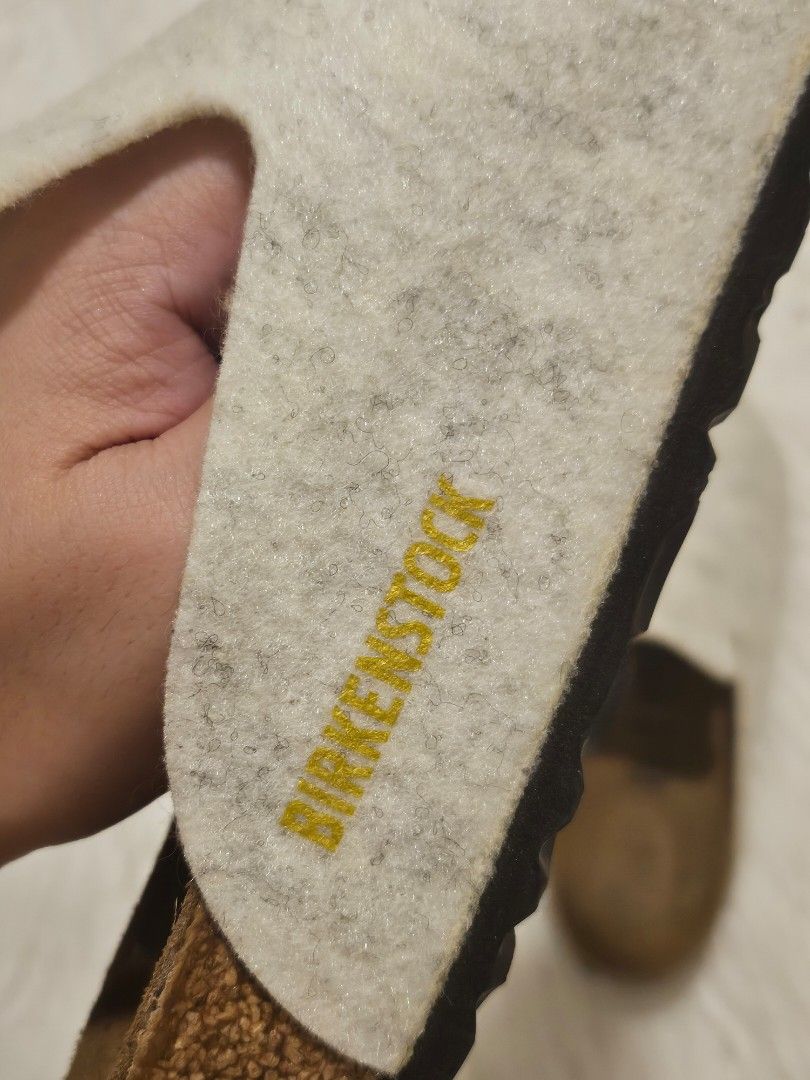 Japan Limited Birkenstock Wool Felt (Category: Sandals) located in Manila. Submitted by vanityroom_ph (Listing ID 1323635017, Image 2). Description: authentic bought in japan; left the box kasi sisikip po luggage brand new; only fitted inside the condo japan limited; not sold here in ph rare size: 36; normal size: 7.
