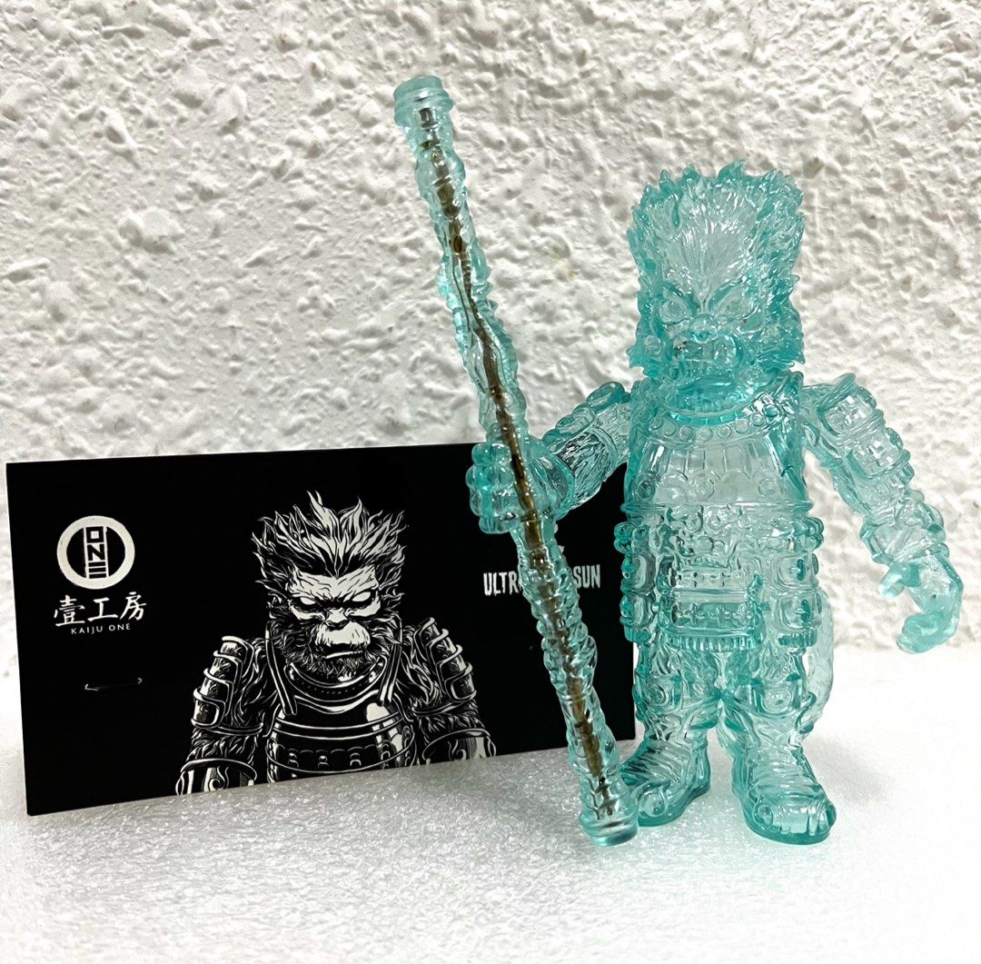 Kaiju One 壹工房Ultra Sun Sun Clear Blue Sofubi Vinyl 孫悟空極空