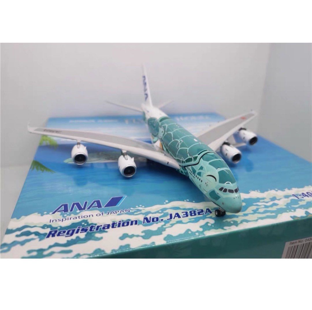 Phoenix 1/400 ANA A380-800 KAI Green Turtle JA382A, Hobbies