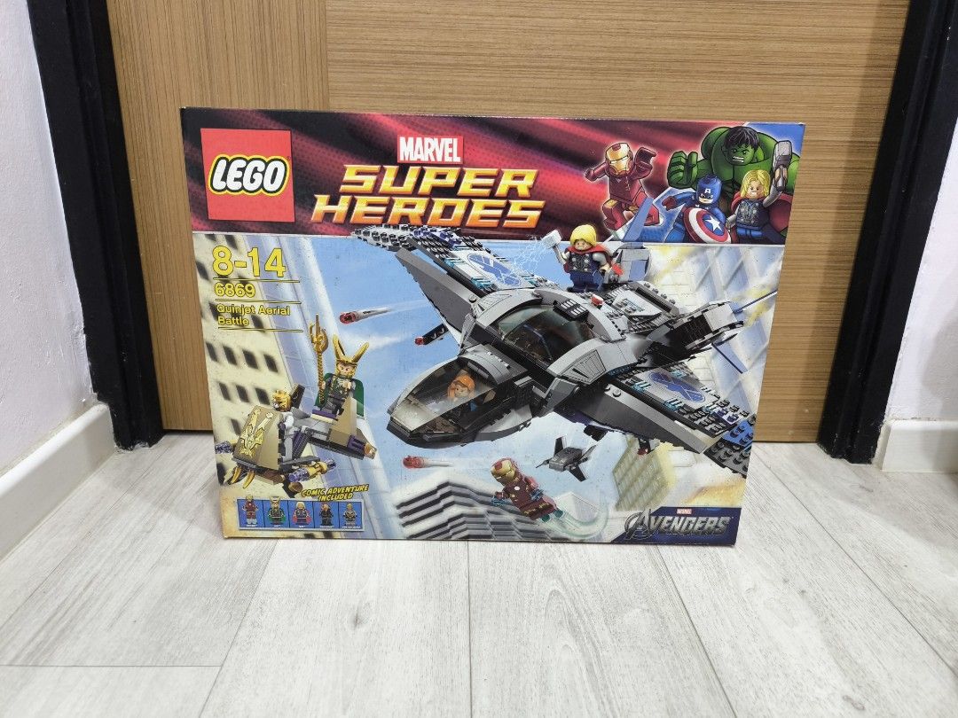 Lego 6869 marvel super heroes quinjet aerial battle clearance
