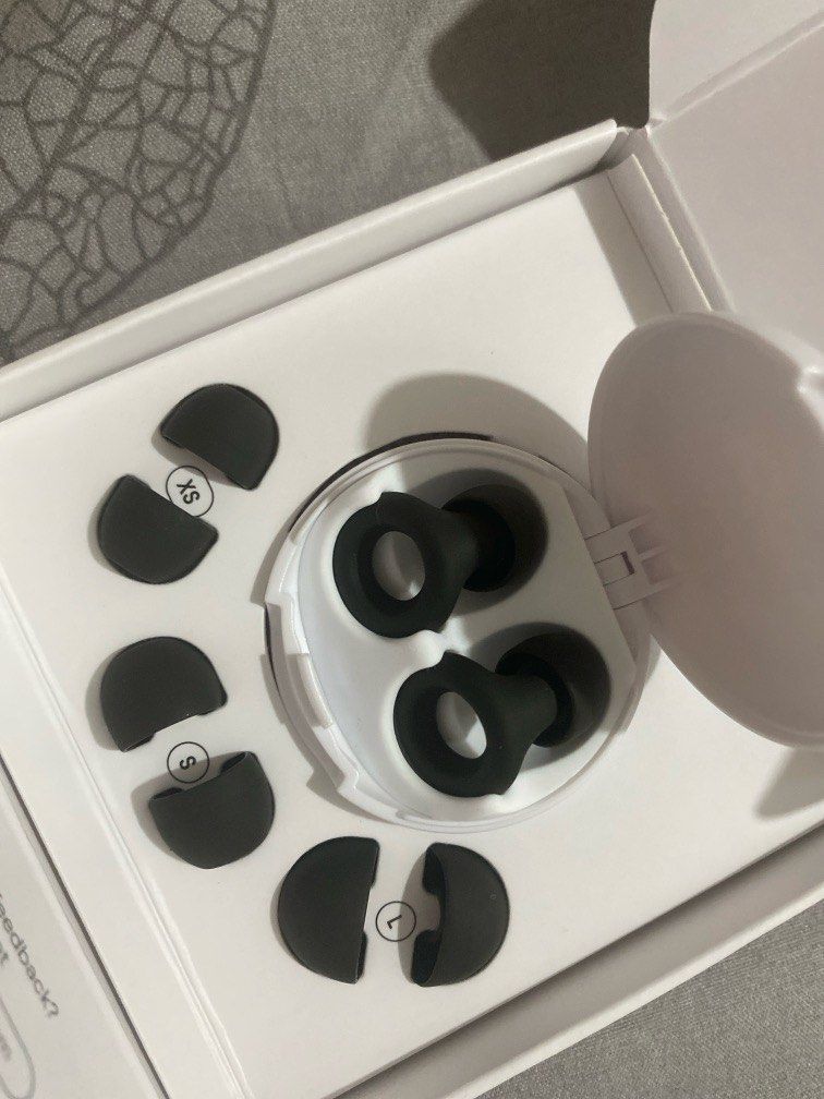 Loop Quiet earbuds (Category: Other Audio Equipment) located in Singapore. Submitted by stufzforsale (Listing ID 1323628075, Image 1). Description: Black colour Comes with original packaging but unsealed, opened to see how it looks like Originally brought for $27.95 .