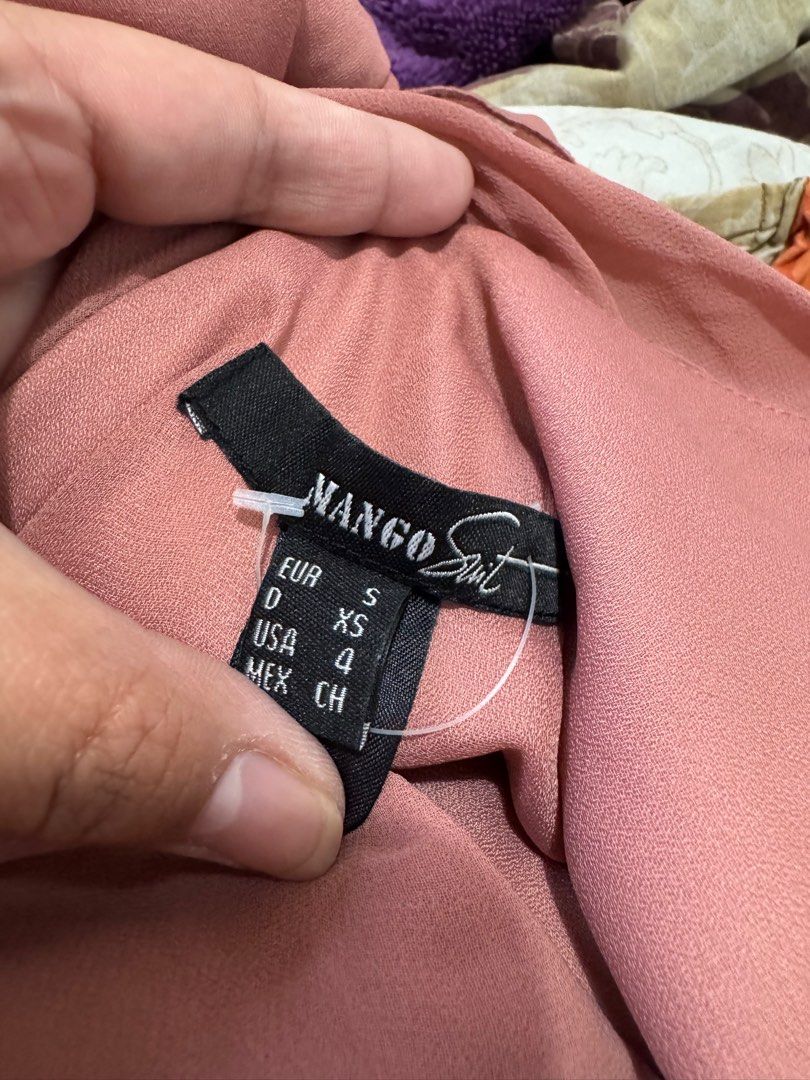 MANGO Suit Rose Gold one-shoulder dress (Category: Dresses) located in Quezon City. Submitted by yzerk (Listing ID 1323584621, Image 3). Description: rfs: decluttering stored dresses. .