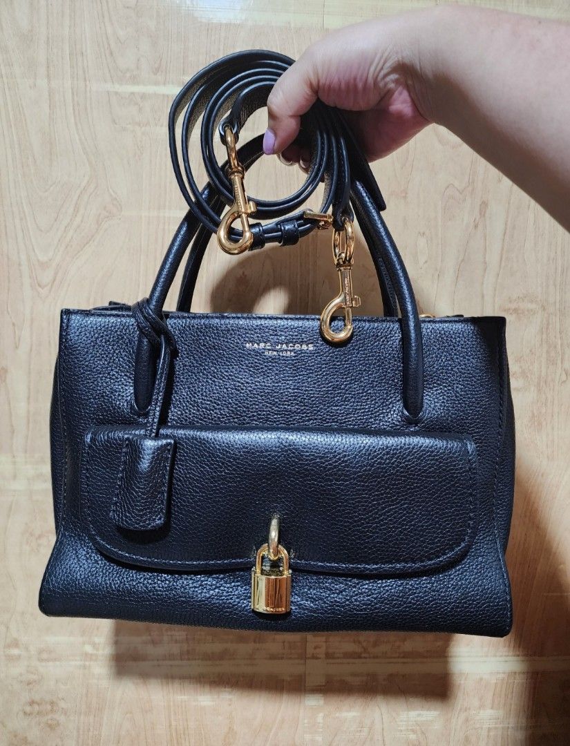 Marc jacobs lock that leather tote bag shop