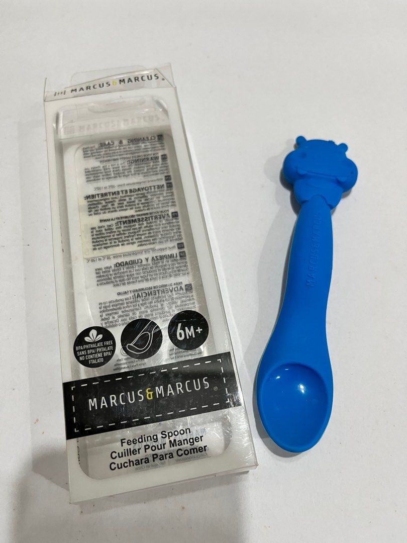 Marcus & marcus bib-spoon set (Category: Weaning & Toddler Feeding) located in Pasig City. Submitted by clys.closet (Listing ID 1323553017, Image 2). Description: Marcus & Marcus bib and spoon set Take both for 400 RFS: decluttering, no longer needed MOP: bpi, bdo, gcash MOD: lalamove, gogo express Shipping fee c/o buyer No meet ups.