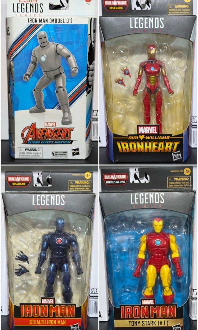 Marvel Legends Iron Man (Category: Figurines & Statues) located in Mandaluyong City. Submitted by 4bma_toys (Listing ID 1323461402, Image 2). Description: ✓Please read the details carefully ✓Cross-posted ✓Sealed 20th Anniv Iron Man - 1900 ✓BIB 80th Anniv Iron Man Alex Ross - 1500 ✓MISB MCU Iron Man Mark 85 - 1000 ✓MISB Iron Man (Heroes Return) - 850 ✓MISB Iron Man Model 1 - 1400 ✓BIB Iron Heart as is - 500 ✓BIB Stealth Iron Man as is - 600 ✓BIB I