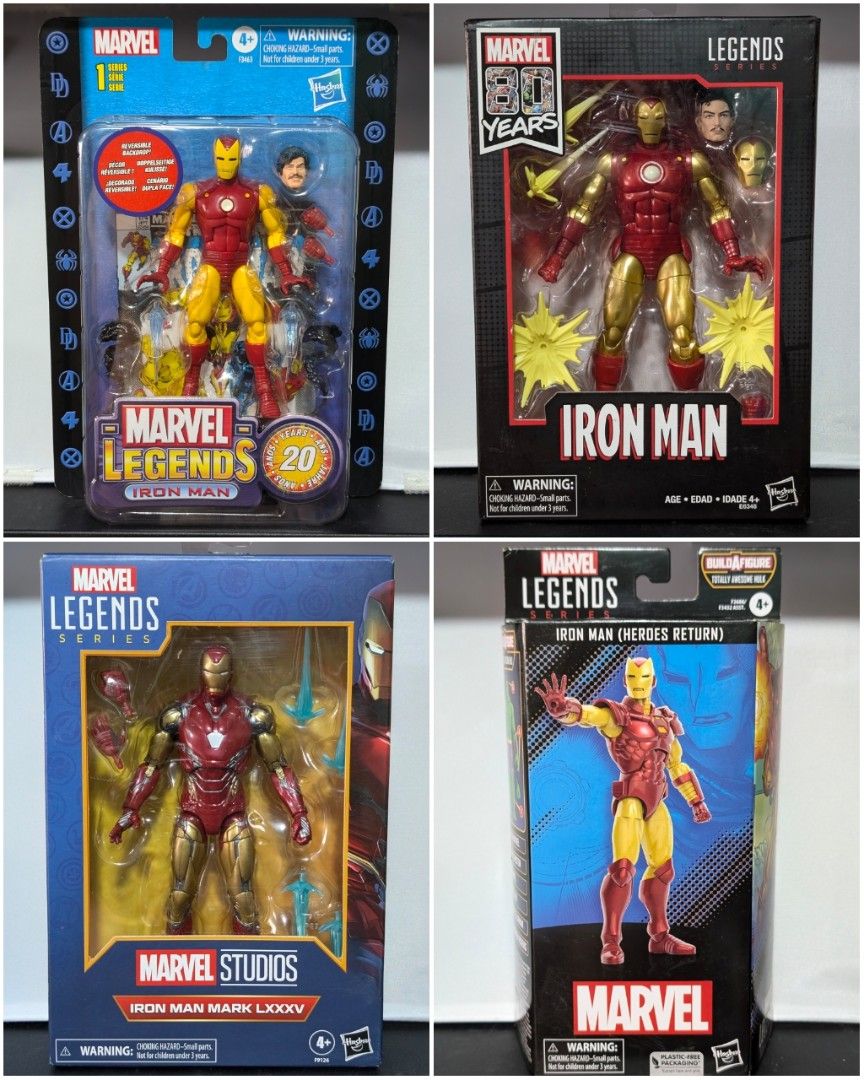 Marvel Legends Iron Man (Category: Figurines & Statues) located in Mandaluyong City. Submitted by 4bma_toys (Listing ID 1323461402, Image 1). Description: ✓Please read the details carefully ✓Cross-posted ✓Sealed 20th Anniv Iron Man - 1900 ✓BIB 80th Anniv Iron Man Alex Ross - 1500 ✓MISB MCU Iron Man Mark 85 - 1000 ✓MISB Iron Man (Heroes Return) - 850 ✓MISB Iron Man Model 1 - 1400 ✓BIB Iron Heart as is - 500 ✓BIB Stealth Iron Man as is - 600 ✓BIB I