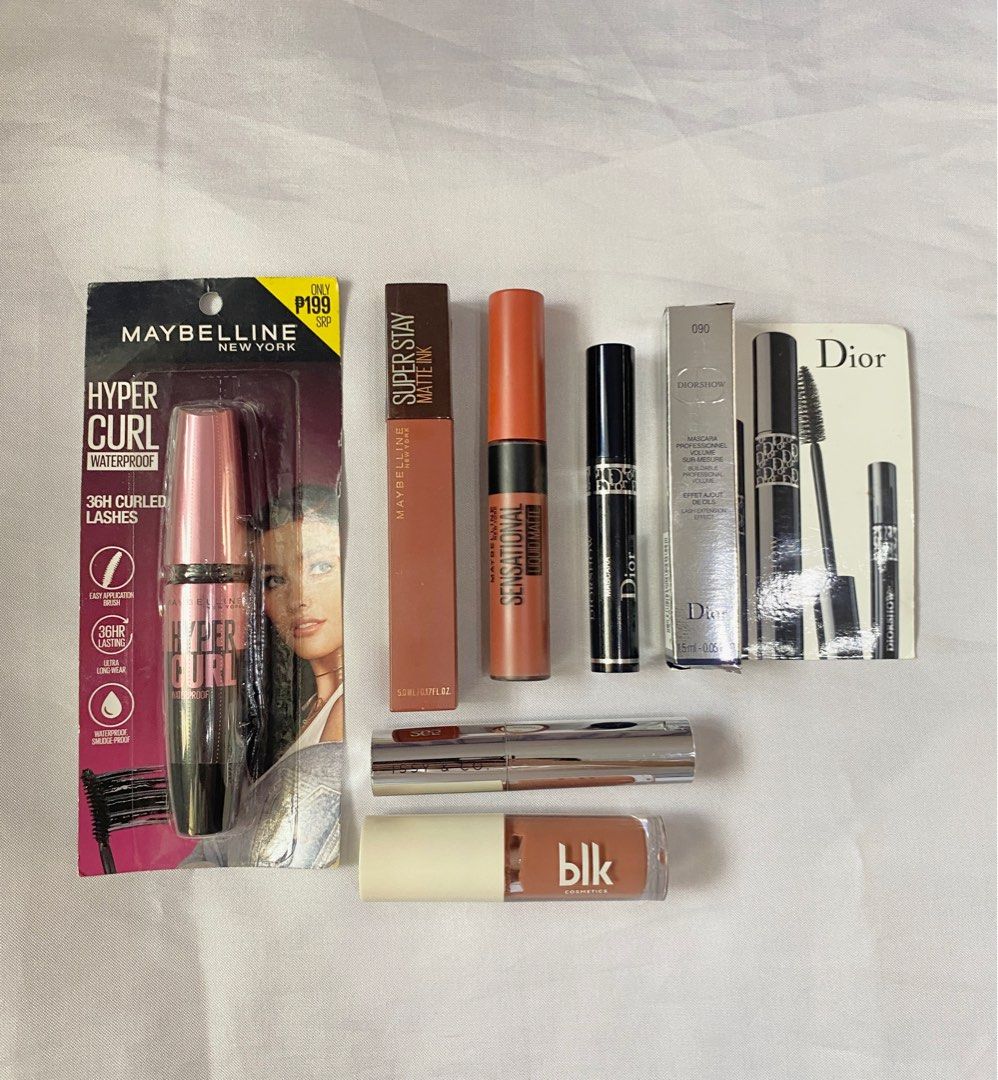 Dior, Maybelline, BLK Cosmetics and Issy Makeup Set (Category: Makeup) located in Pasig City. Submitted by jajas.preloved (Listing ID 1323507826, Image 1). Description: • BLK Cosmetics Lip Treatment Oil in Island (bought for 349) - ALMOST FULL!! Super ganda ng shade and gloss but I have too many lip oils na. • Maybelline Super Stay Matte Ink in Shade 265 Caramel Collector (bought for 429) - USED ONLY TWICE!! ALMOST FULL PA. Hindi sakin bagay warm