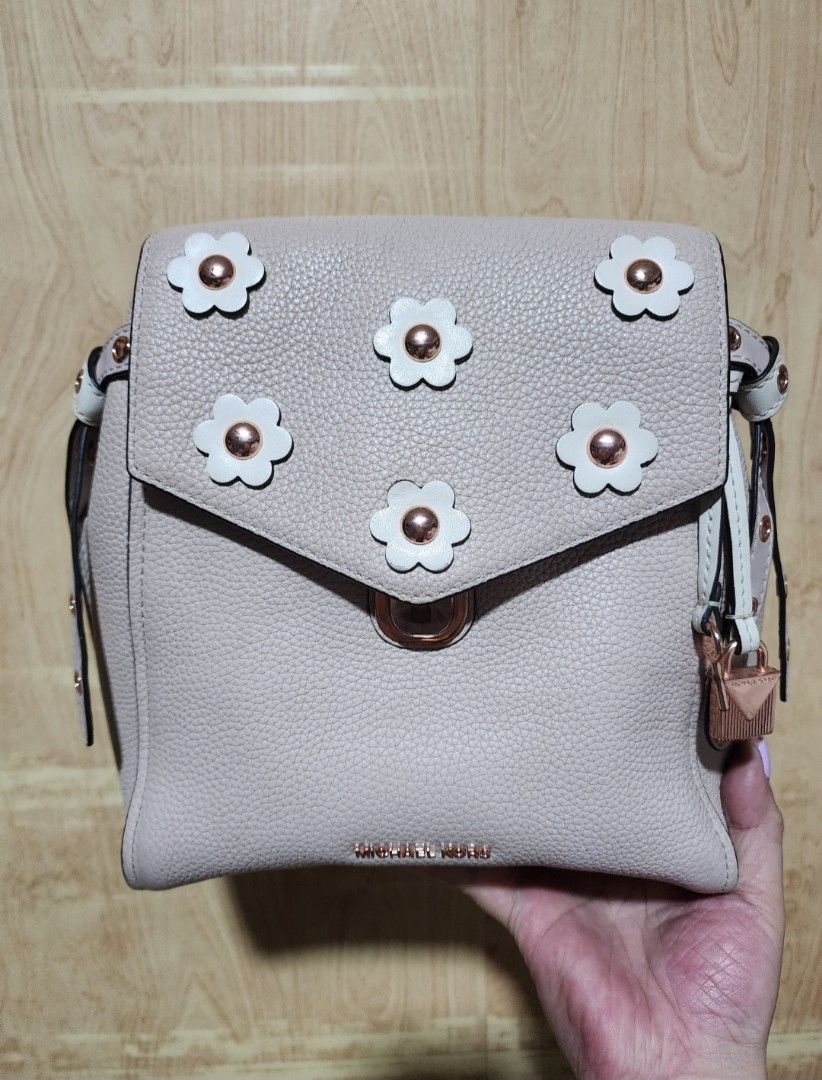 Michael Kors Bristol Floral Leather Backpack Women s Fashion Bags Wallets Backpacks on Carousell