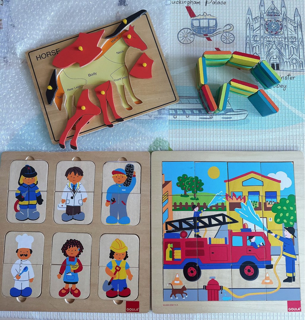 Montessori Wooden Puzzle Carousell