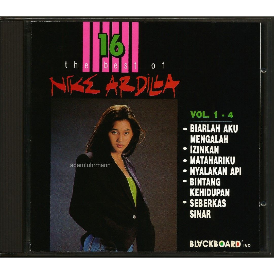Nike Ardilla 16 The Best of CD Indonesia Release