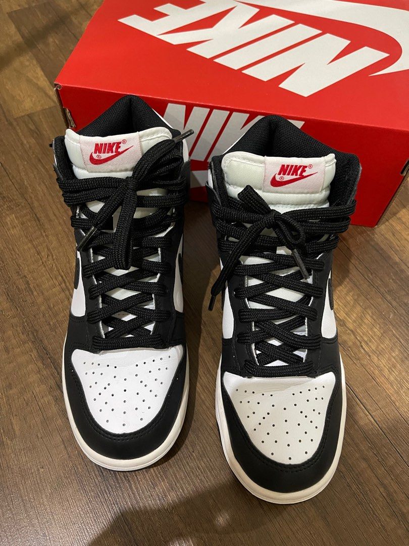 nike dunk high gs panda