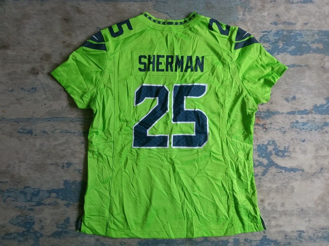 Richard sherman blurr green jersey